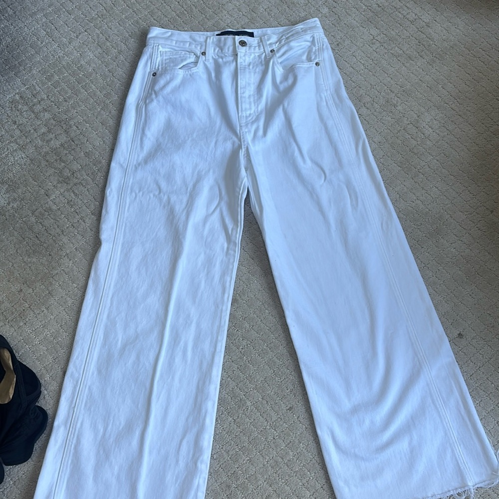 Veronica beard Taylor wide leg crop size 28